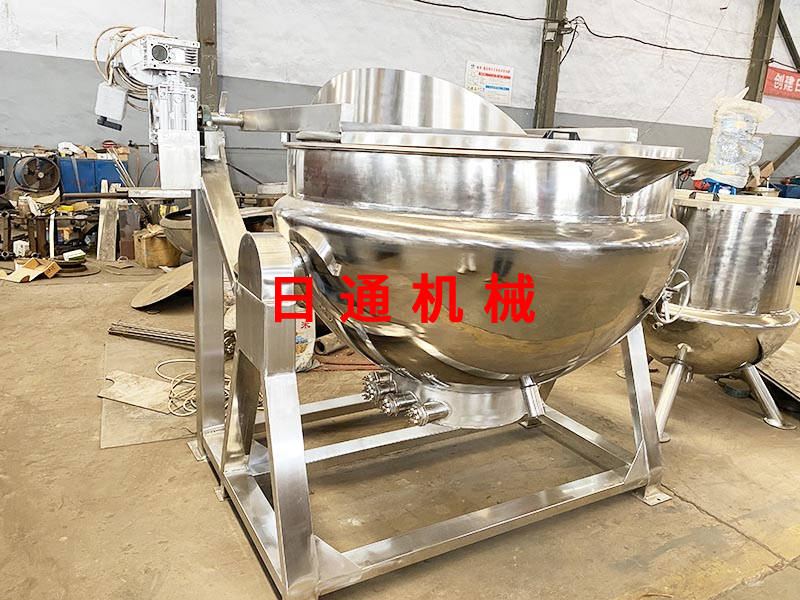 自动提篮夹层锅